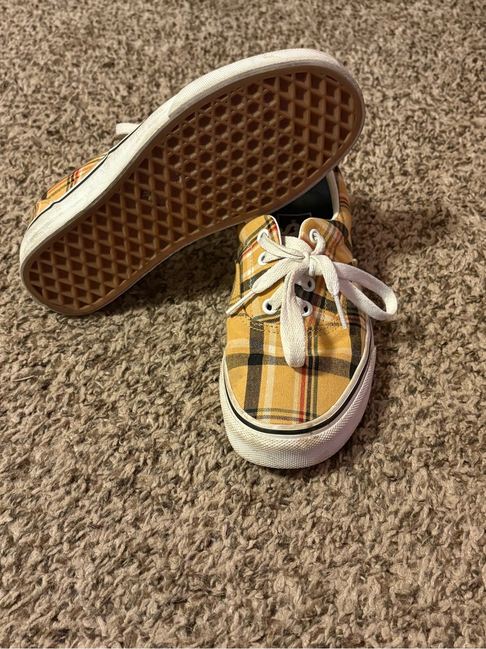 Vans Plaid Canvas Low-Top Sneakers